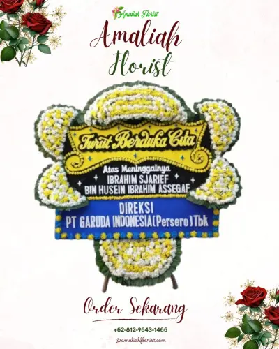 Papan Bunga Duka di Kedawung