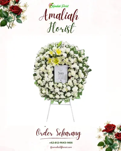 Krans Bunga Duka Cita di Kedawung