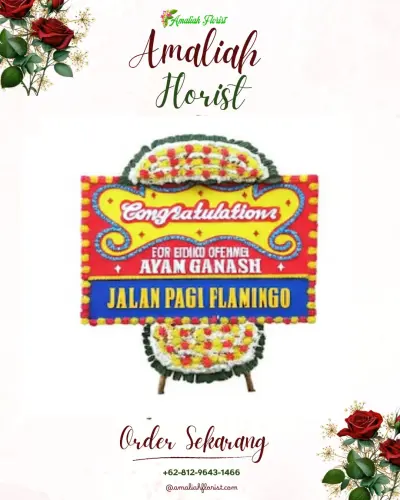 Bunga Papan Congratulation di Kedawung
